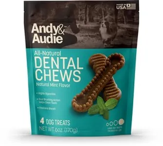 1ea 6 oz. Andy & Audie Large Dental Chew - Treats
